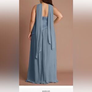 TIERNEY POWDER BLUE MAXI DRESS Sleeveless Dress
